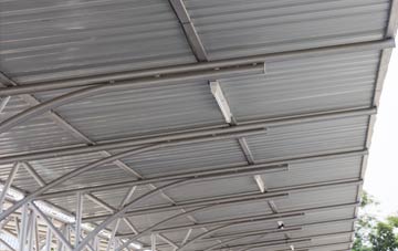 installing Upper College metal roofing